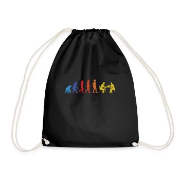 Chess Chess Board Checkmate Chess Player - Drawstring Bag - black - Front