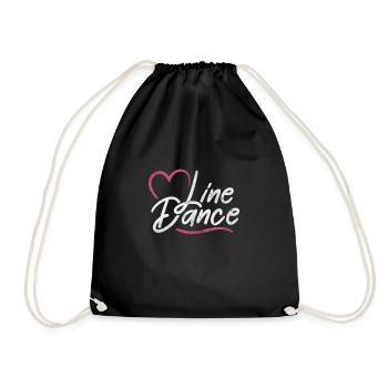 Line Dance - Drawstring Bag - black - Front