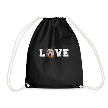 Bouvier australien - Sac de sport léger - noir - Devant