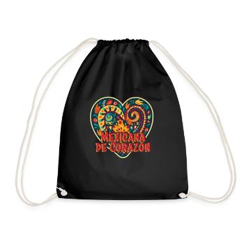 Mexique vacances à la plage au bord de la mer design beach motif - Sac de sport léger - noir - Devant