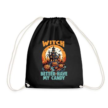 Design d’Halloween pour la fête d’Halloween - Sac de sport léger - noir - Devant