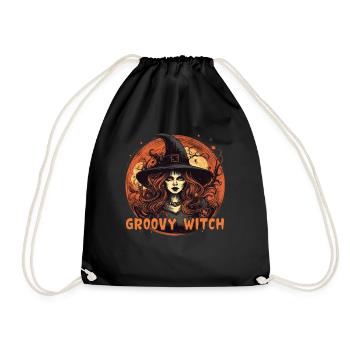 Magical Dark Art Occult Witch Designs - Drawstring Bag - black - Front