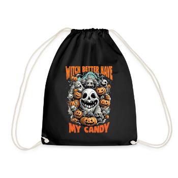 Design d’Halloween pour la fête d’Halloween - Sac de sport léger - noir - Devant