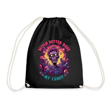 Design d’Halloween pour la fête d’Halloween - Sac de sport léger - noir - Devant