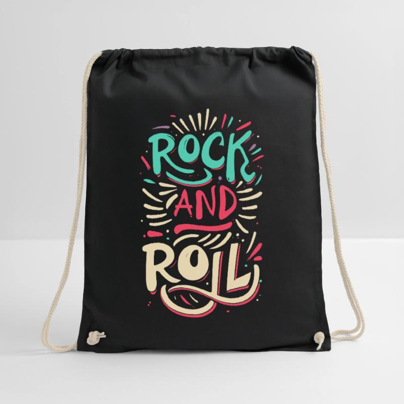 Devise de la déclaration rock and roll Sac de sport léger