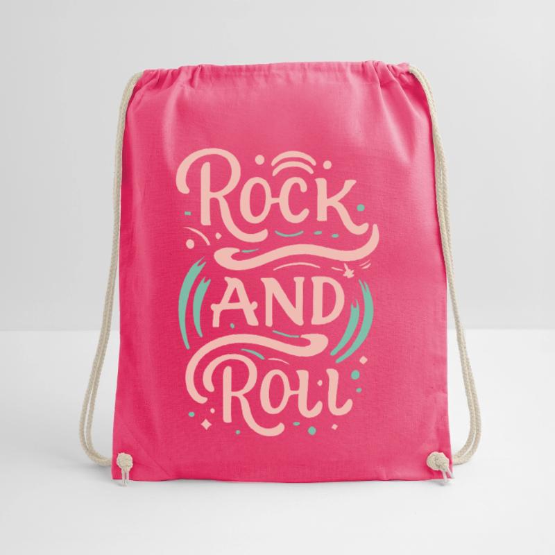 Devise de la déclaration rock and roll Sac de sport léger