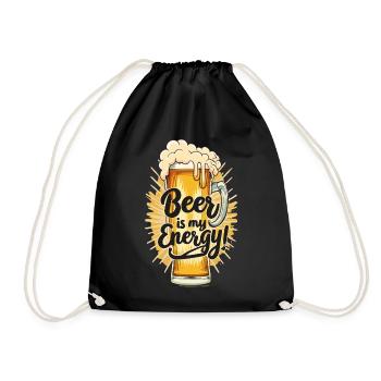 La bière est mon Energy Beer Drinker Beer Lovers - Sac de sport léger - noir - Devant