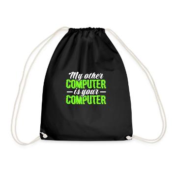 Hacker Coder Computer Hacking Cadeau - Sac de sport léger - noir - Devant