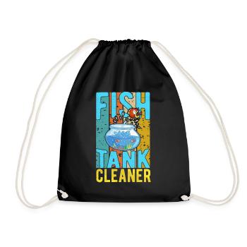 Nettoyeur d’aquarium Aquariist Fish Lover Aquarium - Sac de sport léger - noir - Devant