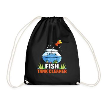Nettoyeur d’aquarium Aquariist Fish Lover Aquarium - Sac de sport léger - noir - Devant
