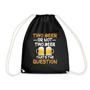 Bartender Waiter Bartender Cocktail Bar Barmaid - Drawstring Bag - black - Front