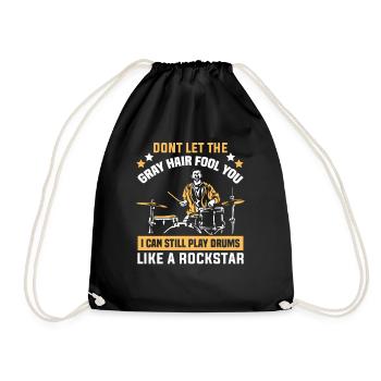 Batteur dans un groupe | Batteur, Musicien - Sac de sport léger - noir - Devant