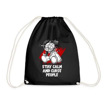 Magical Dark Art Occult Witches Designs - Drawstring Bag - black - Front
