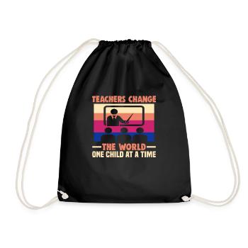 Meilleure idée de cadeau de pension pour les enseignants Étudiant - Sac de sport léger - noir - Devant