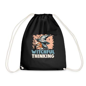 Magical Dark Art Occult Witches Designs - Drawstring Bag - black - Front