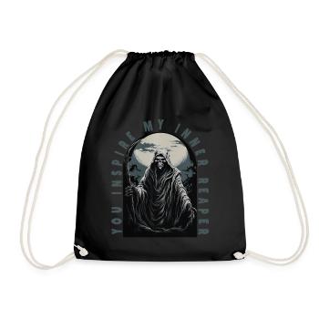 Creepy Grim ReaperYou Inspire My Inner Reaper - Drawstring Bag - black - Front
