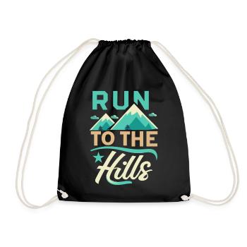 Run to the Hills Läufer Runner Jogger - Sac de sport léger - noir - Devant