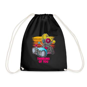 Magical Dark Art Occult Witches Designs - Drawstring Bag - black - Front