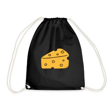 Gâteau au fromage Cheesecake Cadeau alimentaire - Sac de sport léger - noir - Devant