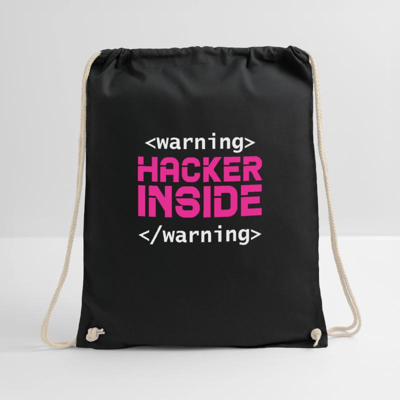 Hacker codeur ordinateur piratage cadeau Sac de sport léger