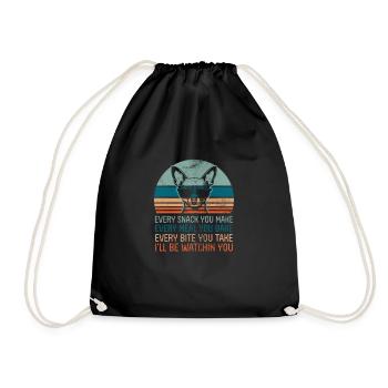 Chihuahua - Sac de sport léger - noir - Devant