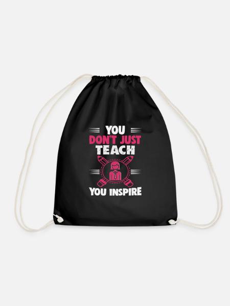 Bester Lehrer Rente Geschenkidee Schüler - Turnbeutel - Schwarz