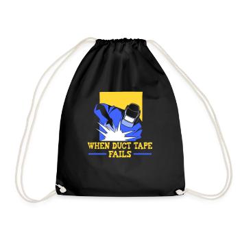 Soudeur Dire Design pour les métallurgistes - Sac de sport léger - noir - Devant