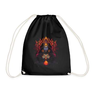 Hinduism Meditation Hindu - Drawstring Bag - black - Front