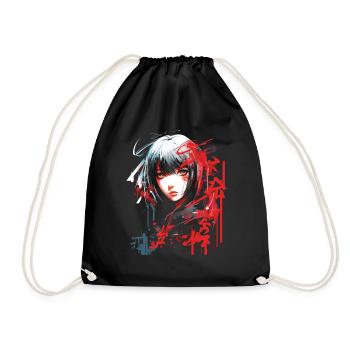 Anime Goth Fille Esthétique Foncé Pastel Edgy Homme - Sac de sport léger - noir - Devant