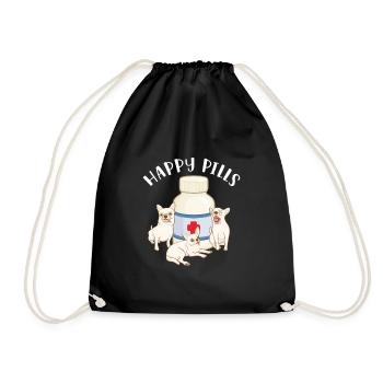 Chihuahua Dog Dog School Dog Owner Gift - Drawstring Bag - black - Front