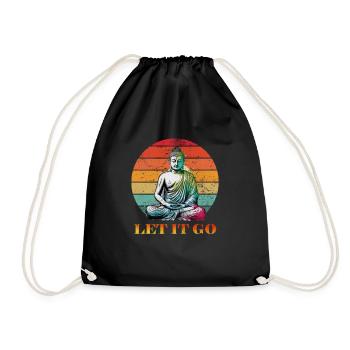 Méditation - Sac de sport léger - noir - Devant
