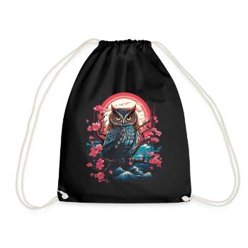 Majesty Fantasy Artwork Japan Art - Drawstring Bag - black - Front