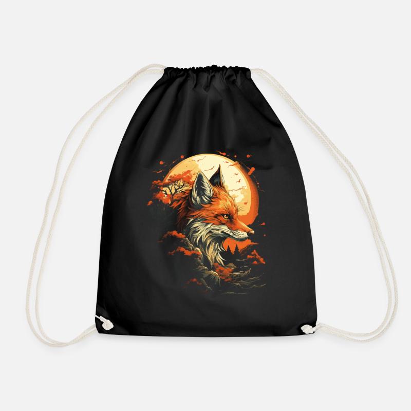 Fantay Fox Renard magique - Sac de sport léger - noir