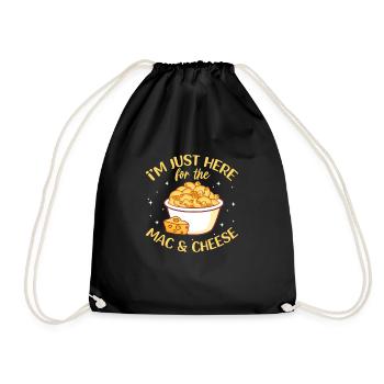 Gâteau au fromage Cheesecake Cadeau alimentaire - Sac de sport léger - noir - Devant