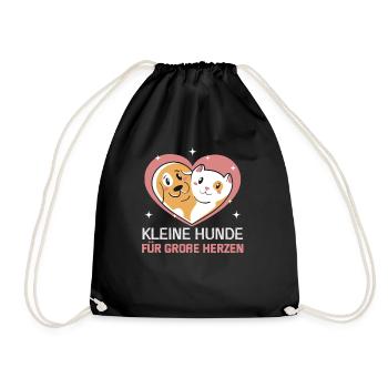 Hunderettungs Designs Für Tierrechtsaktivisten - Turnbeutel - Schwarz - Vorne