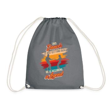 Danseur Anniversaire Chorégraphe École de danse - Sac de sport léger - gris - Devant