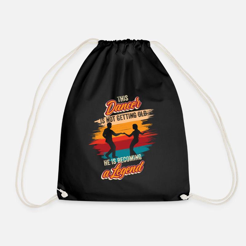 Danseur Anniversaire Chorégraphe École de danse - Sac de sport léger - noir