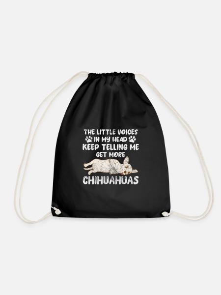 Chihuahua - Turnbeutel - Schwarz
