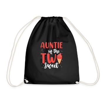 Crème glacée Crème glacée Crème glacée Cadeau d’été - Sac de sport léger - noir - Devant