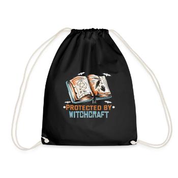 Magical Dark Art Occult Witches Designs - Drawstring Bag - black - Front