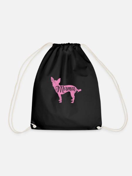Chihuahua - Turnbeutel - Schwarz