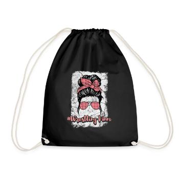 Wrestling - Turnbeutel - Schwarz - Vorne