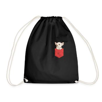 Chihuahua - Drawstring Bag - black - Front