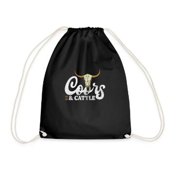 Cow-boy - Sac de sport léger - noir - Devant