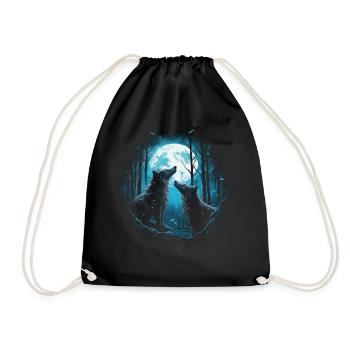 Fantasy Wolf Magic Pack Mystérieux - Sac de sport léger - noir - Devant