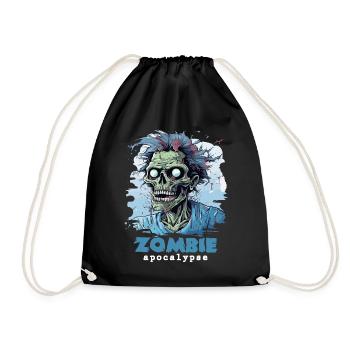 Zombie Apocalypse Zombies Morts-vivants Halloween - Sac de sport léger - noir - Devant
