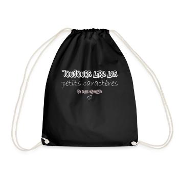 Annonce grossesse humoristique femme enceinte mère - Sac de sport léger - noir - Devant