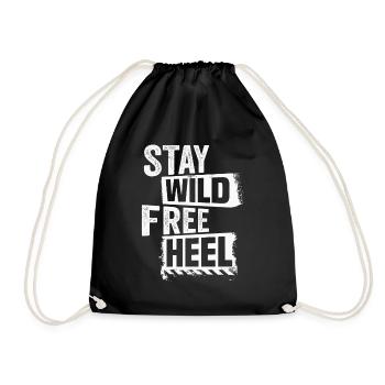 Touring Skis Wild Telemark Ski Heel Free - Free Heel - Drawstring Bag - black - Front