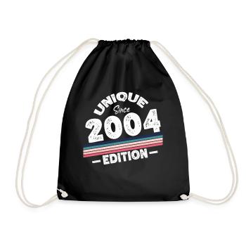 Unique depuis 2004 Edition Anniversaire Millésime 2004 - Sac de sport léger - noir - Devant