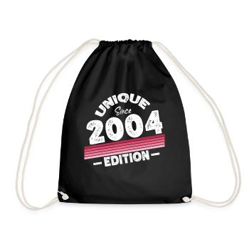Unique depuis 2004 Edition Anniversaire Millésime 2004 - Sac de sport léger - noir - Devant